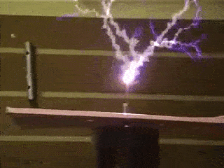 Tesla coil spark experiment 4
