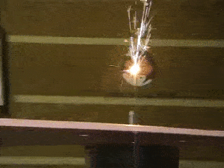 Tesla coil spark experiment 5