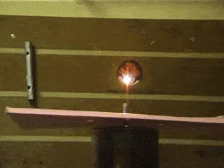 Tesla coil spark experiment 6
